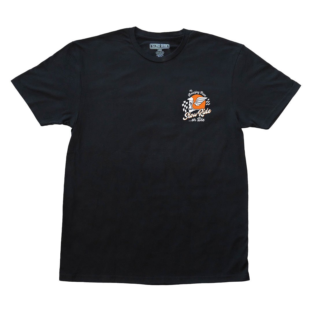 Amazing Race Tee (Black) - Slow Ride