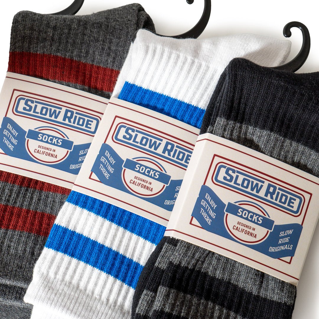 Radio Sock White/Blue - Slow Ride