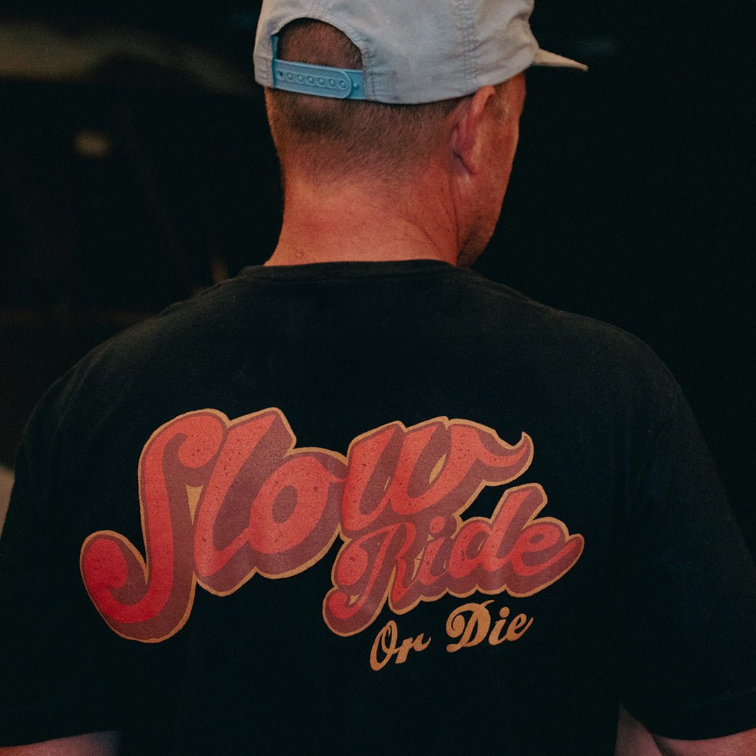 Slow Ride or Die Tee Night (Black) - Slow Ride