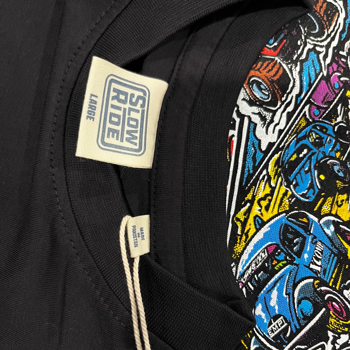 Welcome To Johnson Valley Tee (Black) - Slow Ride